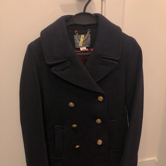 J.Crew Wool Peacoat (Women) - Picture 1 of 4